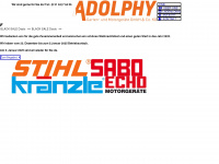 adolphy-gartengeraete.com Webseite Vorschau