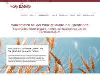 winkler-muehle.com Webseite Vorschau