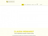 claudia-wenhardt.de Webseite Vorschau