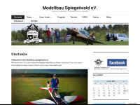 modellbau-spiegelwald.de Webseite Vorschau