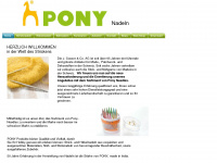 gasser-pony.ch Webseite Vorschau