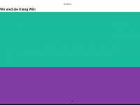 klangwg-chor.de Webseite Vorschau
