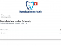 dentalstellenmarkt.ch Webseite Vorschau