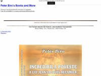 peterbirosbooksandmore.wordpress.com Webseite Vorschau