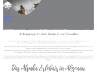 hahnenkamm-alpakas.de Webseite Vorschau