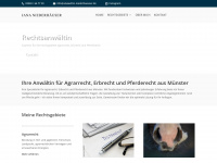 anwaeltin-niederhaeuser.de Webseite Vorschau