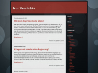 nur-verrueckte.de Webseite Vorschau