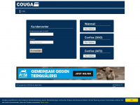 couga.net Webseite Vorschau