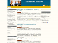 fernstudium-informatik.net Webseite Vorschau