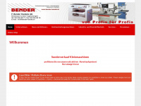 bender-handel.ch Webseite Vorschau