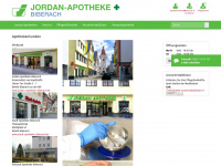 jordan-apotheke-biberach.de Webseite Vorschau