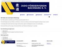 judo-foerderverein.de Webseite Vorschau