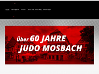 judomosbach.de Webseite Vorschau