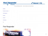 firstresponder-koengen.de Webseite Vorschau