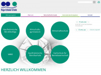 hugo-eckener-schule.de Webseite Vorschau