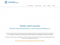 kinderschutzbund-balingen.de Webseite Vorschau