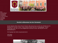 germania-kork.de Webseite Vorschau