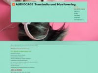 tonstudioaudiocage.de Webseite Vorschau