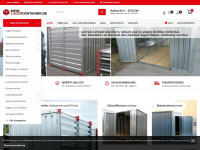 mein-lagercontainer.de Webseite Vorschau