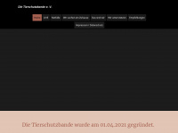 die-tierschutzbande.de Webseite Vorschau