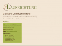 laufrichtung.com Webseite Vorschau