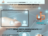 startupgreat.com Webseite Vorschau