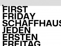 firstfriday-schaffhausen.ch Webseite Vorschau