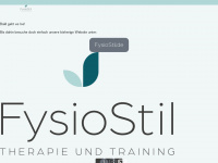 fysiostil-therapie.de Webseite Vorschau