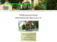 heimatverein-baccum.de Webseite Vorschau