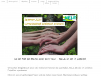 nele-gemeinschaft.de Webseite Vorschau