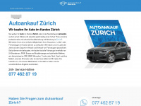 zurich-autoankauf.ch Webseite Vorschau