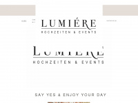 lumiere-hochzeiten-events.de Webseite Vorschau