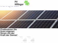 pv-hillinger.de Webseite Vorschau