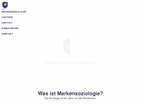 markensoziologie.com Webseite Vorschau