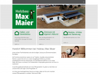 holzbau-max-maier.de Webseite Vorschau