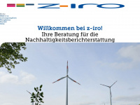 z-iro.de Webseite Vorschau