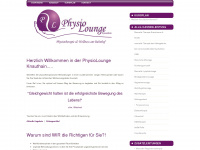 physiolounge-knauthain.de Webseite Vorschau