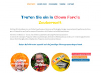 clownferdi.de Webseite Vorschau