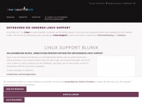 linux-support-blunix.de Webseite Vorschau