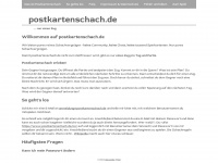 postkartenschach.de Webseite Vorschau