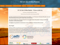 fit2ebike.de Webseite Vorschau