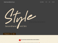 style-secondhand.ch Webseite Vorschau