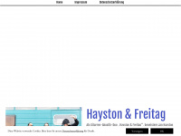 hayston-freitag.de Webseite Vorschau