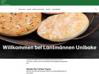 lantmannenunibake.de Webseite Vorschau