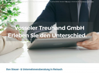 vosselertreuhand.ch Webseite Vorschau