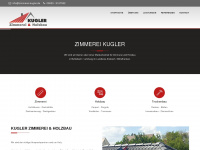 zimmerei-kugler.de Webseite Vorschau