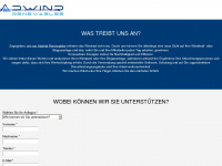 adwind.de Webseite Vorschau