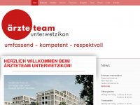 aerzteteam-unterwetzikon.ch Webseite Vorschau