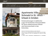 villaschmalzl.com Webseite Vorschau