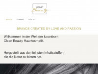 luxury-beauty.de Webseite Vorschau